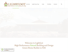 Tablet Screenshot of lightfootinc.com
